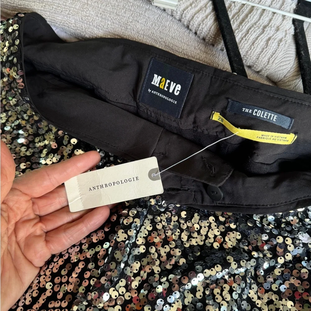 Maeve size 28 sequence crop pant women's anthropology - Picture 4 of 5